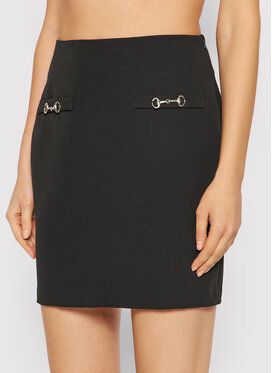 Kontatto Mini sukňa NO171 Čierna Regular Fit