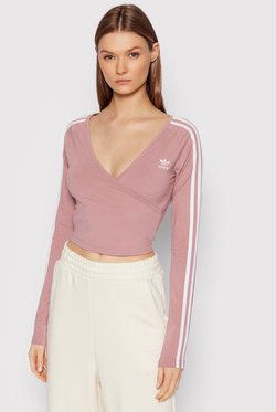 adidas Blúzka adicolor Classics HE4957 Ružová Slim Fit