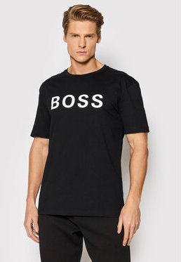 Boss Tričko Tee 6 50463578 Čierna Relaxed Fit