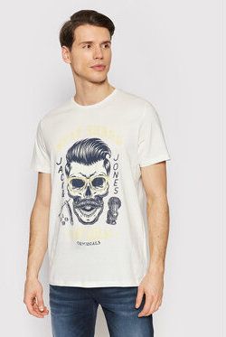 Jack&Jones Tričko Dome Tee 12205684 Béžová Regular Fit