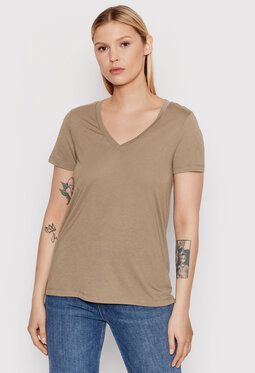Vero Moda Tričko Spicy 10260455 Hnedá Relaxed Fit