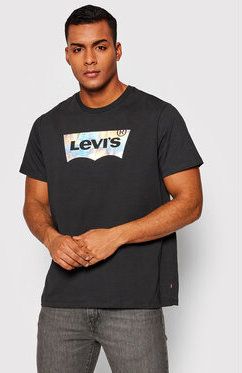 Levi's® Tričko Graphic Crewneck 22491-1048 Čierna Regular Fit