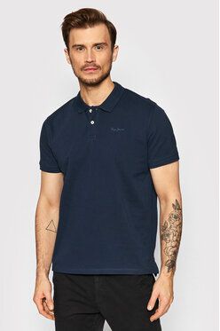 Pepe Jeans Polokošeľa Vincent PM541824 Tmavomodrá Slim Fit