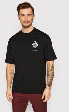 Selected Homme Tričko Paw 16086028 Čierna Relaxed Fit