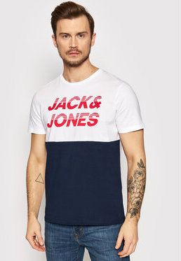 Jack&Jones Tričko Break 12200211 Biela Regular Fit