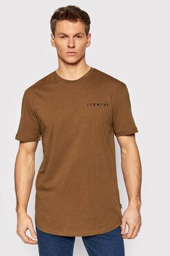 Jack&Jones Tričko State 12205731 Hnedá Regular Fit