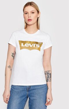 Levi's® Tričko Perfect 17369-0453 Biela Regular Fit
