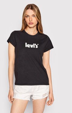 Levi's® Tričko The Perfect 17369-1756 Čierna Regular Fit