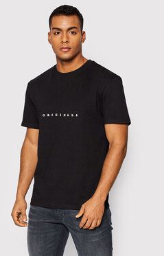 Jack&Jones Tričko Copenhagen 12176780 Čierna Relaxed Fit