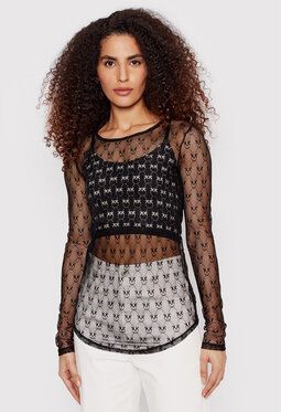 Pinko Blúzka Berlino 4 1G179S Y7ES Čierna Regular Fit