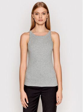 Gestuz Top Rollagz 10902340 Sivá Slim Fit