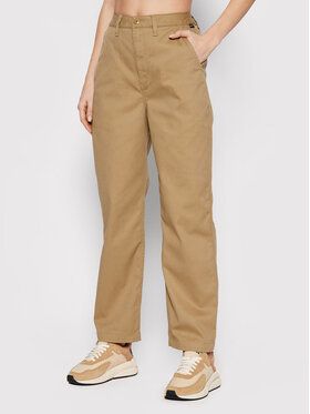 Vans Chino nohavice Authentic VN0A5JOH Hnedá Relaxed Fit