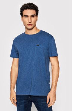 Lee Tričko Ultimate Pocket L66JWTUF Modrá Slim Fit