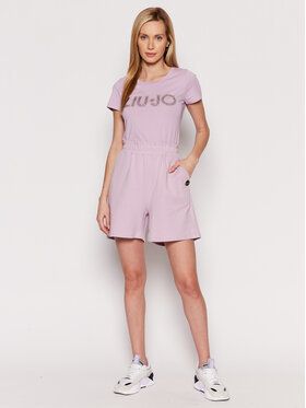 Liu Jo Tričko 5A2044 J5003 Fialová Regular Fit