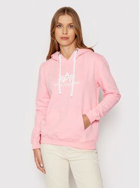 Alpha Industries Mikina New Basic 196032 Ružová Regular Fit