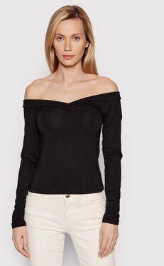 Pieces Blúzka Maliva 17103018 Čierna Slim Fit