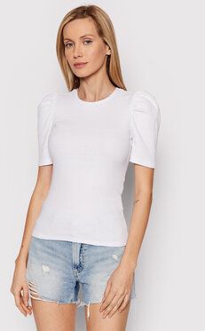 Pieces Blúzka Anna 17110522 Biela Slim Fit