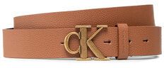 Calvin Klein Jeans Pánsky opasok Mono Hardware Belt 35Mm K50K508892 Hnedá