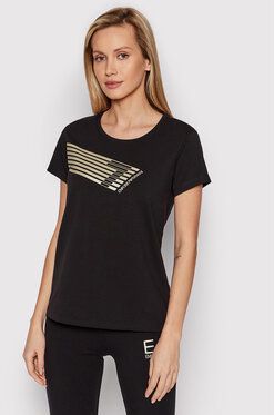 EA7 Emporio Armani Tričko 3LTT31 TJDSZ 1200 Čierna Regular Fit
