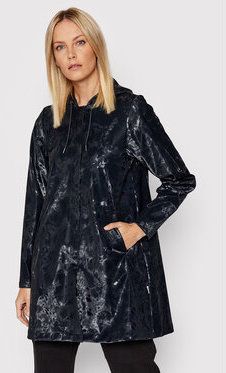 Rains Nepremokavá bunda 18340 Čierna Relaxed Fit