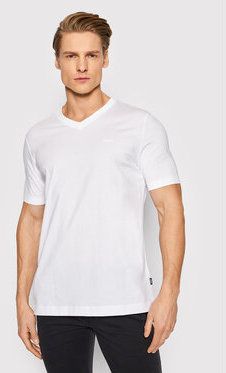 Boss Tričko Terry 01 50468348 Biela Regular Fit