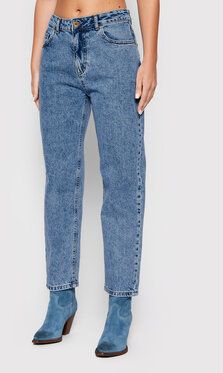 United Colors Of Benetton Džínsy 4YO7575C3 Modrá Mom Fit
