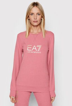EA7 Emporio Armani Mikina 8NTM35 TJCQZ 1413 Ružová Regular Fit
