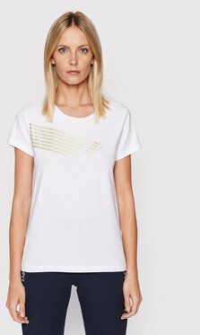 EA7 Emporio Armani Tričko 3LTT31 TJDSZ 1100 Biela Regular Fit