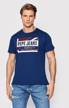 Pepe Jeans Tričko Adelard PM508223 Tmavomodrá Regular Fit