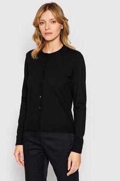 Sisley Kardigán 14ETM5203 Čierna Regular Fit