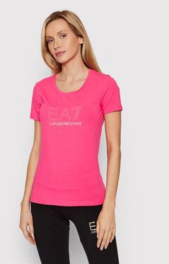 EA7 Emporio Armani Tričko 3LTT17 TJFKZ 1410 Ružová Regular Fit