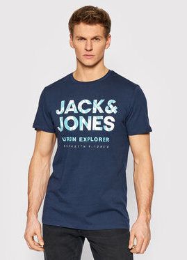 Jack&Jones Tričko Booster 12209200 Tmavomodrá Regular Fit