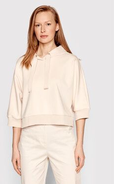 Sisley Mikina 3IPRL5003 Béžová Regular Fit