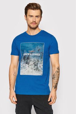 Jack&Jones Tričko Booster 12209200 Modrá Regular Fit
