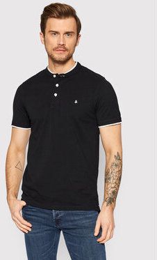 Jack&Jones Polokošeľa Paulos 12199711 Čierna Regular Fit