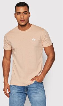 Alpha Industries Tričko Backprint 128507 Ružová Regular Fit