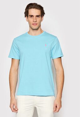 Polo Ralph Lauren Tričko 710671438216 Modrá Slim Fit