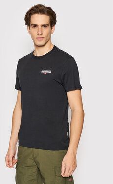 Napapijri Tričko S-Ice -NP0A4GWI Čierna Regular Fit
