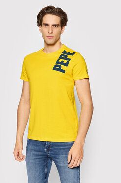 Pepe Jeans Tričko Aerol PM508229 Žltá Slim Fit