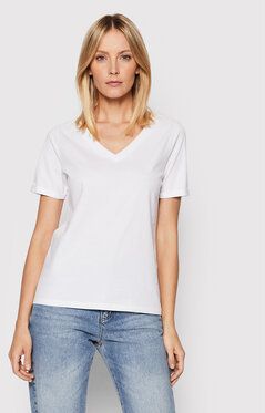Pieces Tričko Ria 17120455 Biela Regular Fit