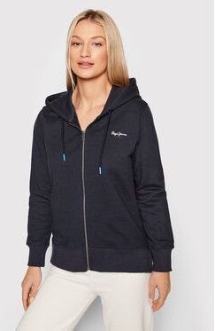 Pepe Jeans Mikina Calista PL581191 Tmavomodrá Regular Fit