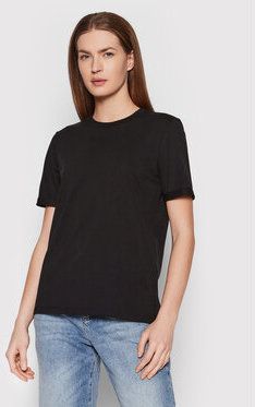 Pieces Tričko Ria 17086970 Čierna Regular Fit