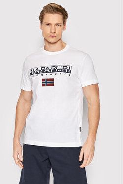Napapijri Tričko Ayas NP0A4GDQ Biela Regular Fit