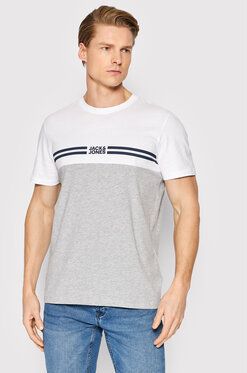 Jack&Jones Tričko Steve 12200229 Biela Regular Fit
