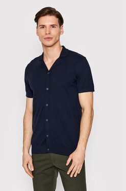 Selected Homme Kardigán Berg 16083926 Tmavomodrá Regular Fit