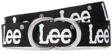 Lee Pánsky opasok Logo Belt LA782001 Čierna