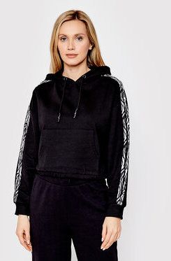 Brave Soul Mikina LSS-69SAIRA Čierna Relaxed Fit