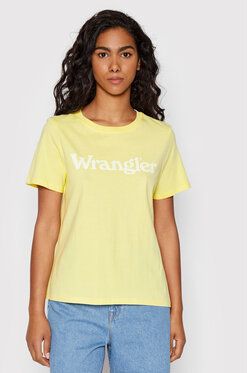 Wrangler Tričko W7N4GHY19 Žltá Regular Fit
