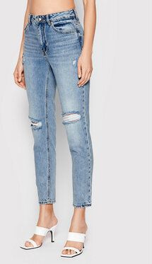 Vero Moda Džínsy Joana 10261651 Modrá Mom Fit