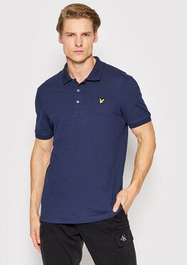 Lyle & Scott Polokošeľa Plain SP400VOG Tmavomodrá Regular Fit